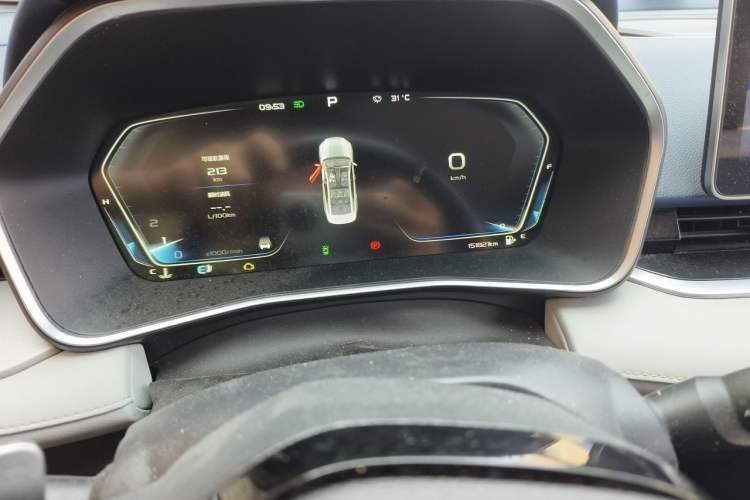 Used Geely Auto Preface 2021 Revised Version 2.0TD Luxury Edition Odometer Close Up