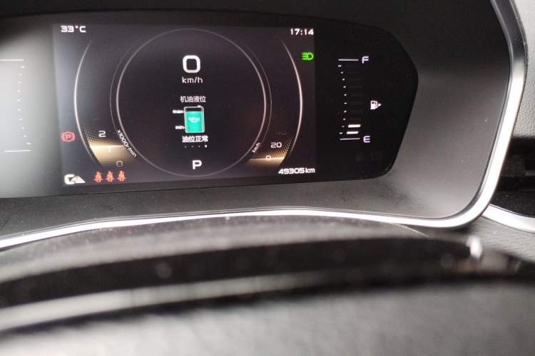 Used Geely Auto Preface 2021 2.0TD Luxury Version Odometer Close Up