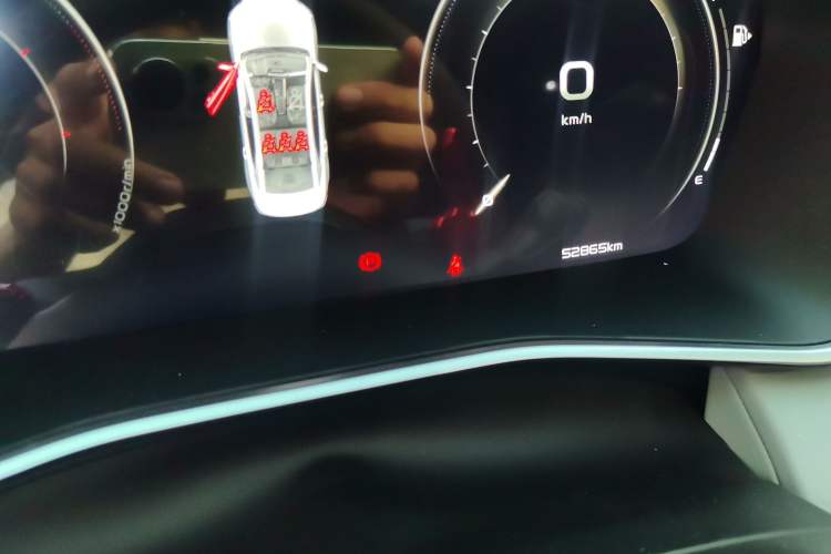 Used Geely Auto Preface 2021 Revised Version 2.0TD Luxury Edition Odometer Close Up