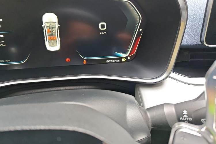 Used Geely Auto Preface 2021 Revised Version 2.0TD Luxury Edition Odometer Close Up