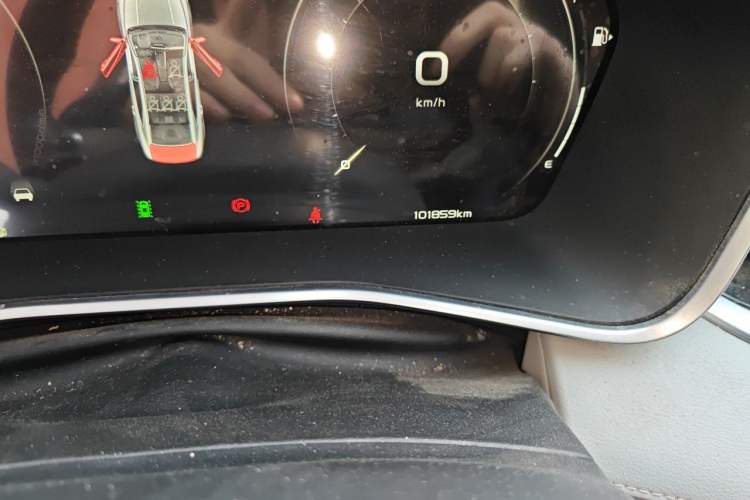 Used Geely Auto Preface 2021 Revised Version 2.0TD Luxury Edition Odometer Close Up