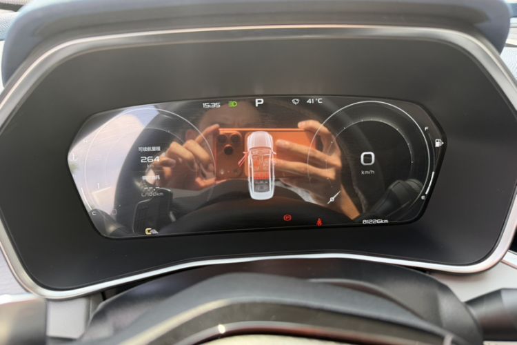Used Geely Auto Preface 2021 Revised Version 2.0TD Luxury Edition Odometer Close Up