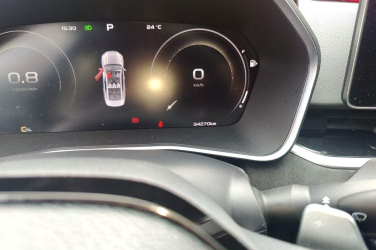 Used Geely Auto Preface 2021 2.0TD Space-Time Edition Starry Celestial Odometer Close Up