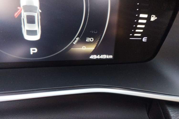 Used Geely Auto Preface 2021 2.0TD Luxury Version Odometer Close Up