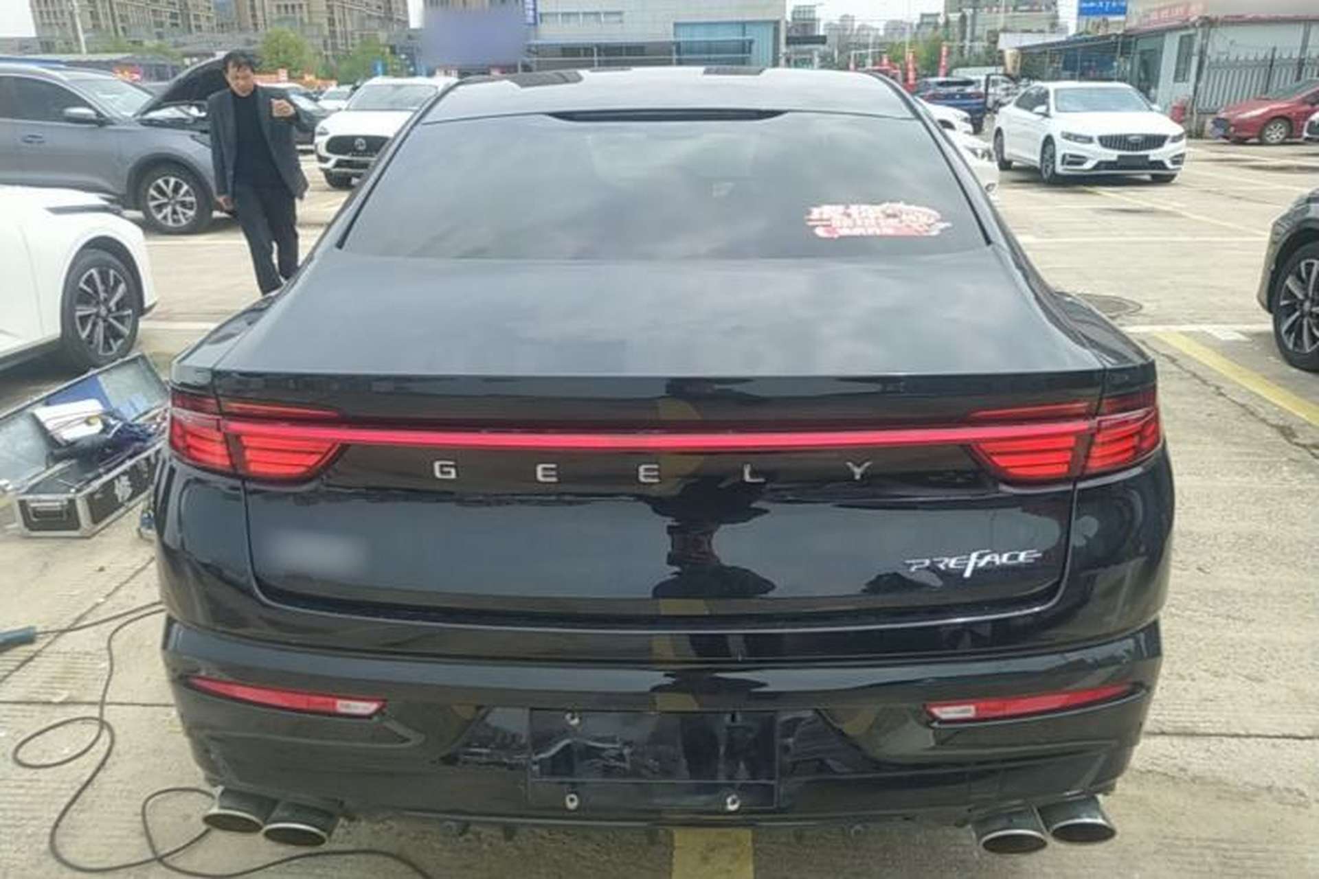 Used Geely Auto Preface 2021 Revised Version 2.0TD Luxury Edition Rear
