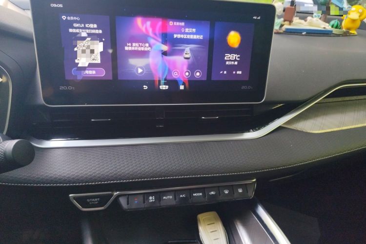 Used Geely Auto Preface 2021 2.0TD Luxury+ Version Audio And AC Panel