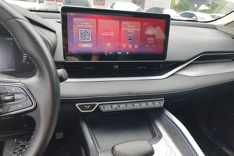 Used Geely Auto Preface 2021 2.0TD Luxury Version Audio And AC Panel