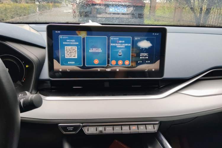 Used Geely Auto Preface 2021 2.0TD Designer's Recommended Edition Audio And AC Panel