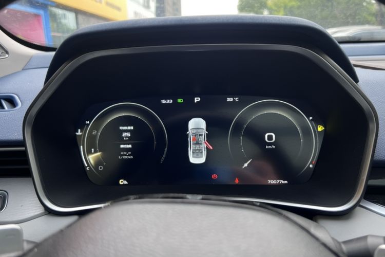 Used Geely Auto Preface 2021 Revised Version 2.0TD Luxury Edition Odometer Close Up