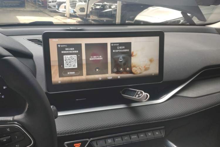 Used Geely Auto Preface 2021 2.0TD Luxury Version Audio And AC Panel