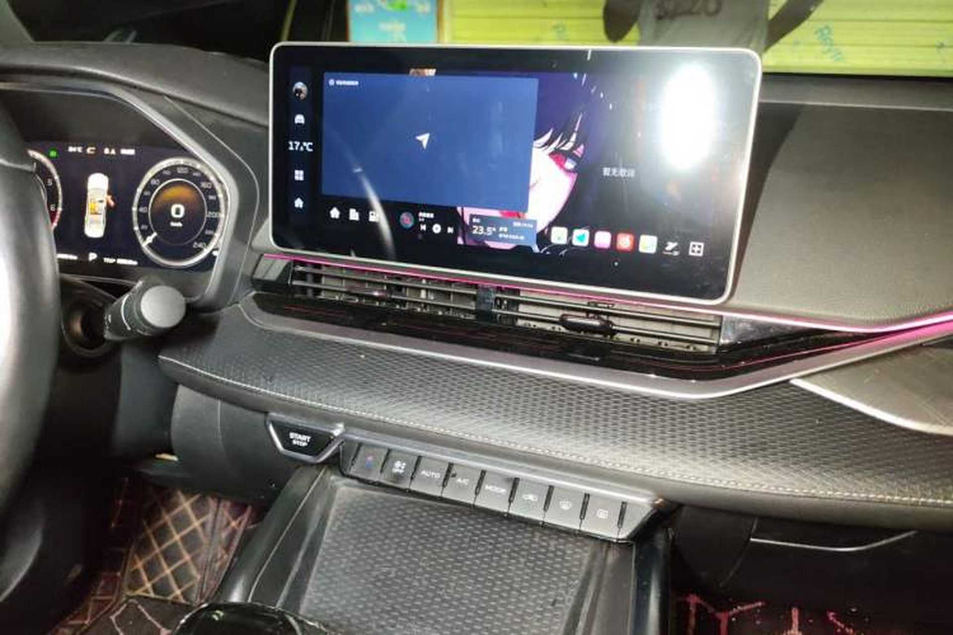 Used Geely Auto Preface 2021 2.0TD Luxury Version Audio And AC Panel