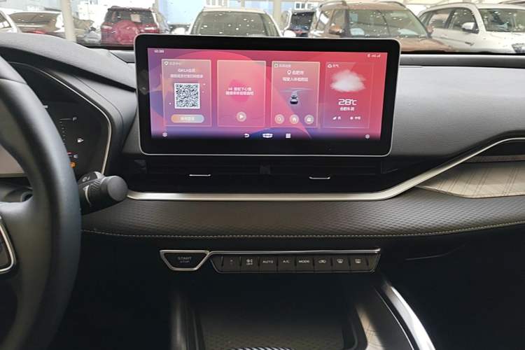 Used Geely Auto Preface 2021 2.0TD Luxury Version Audio And AC Panel