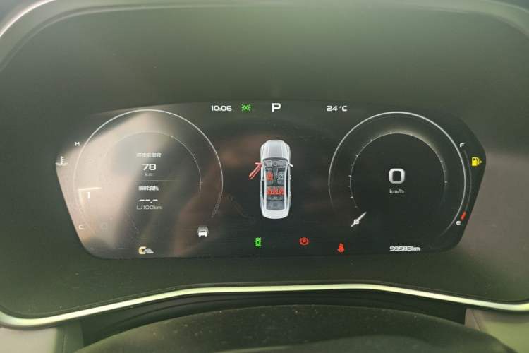 Used Geely Auto Preface 2021 2.0TD Luxury Version Instrument Cluster