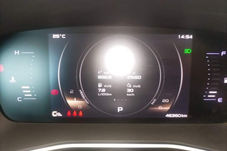 Used Geely Auto Preface 2021 2.0TD Luxury Version Instrument Cluster