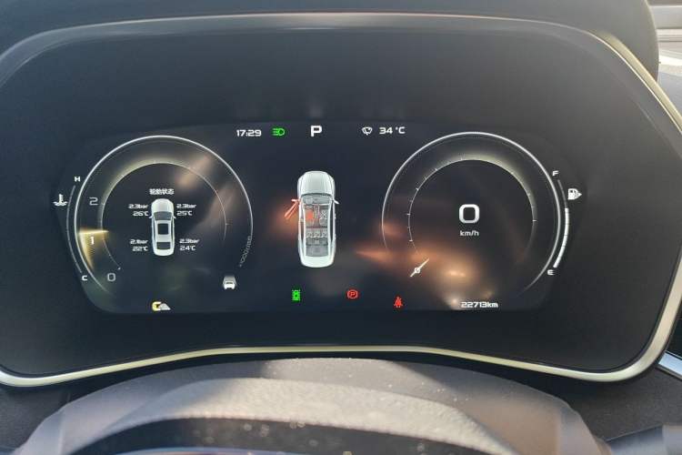 Used Geely Auto Preface 2021 2.0TD Space-Time Edition Starry Celestial Instrument Cluster