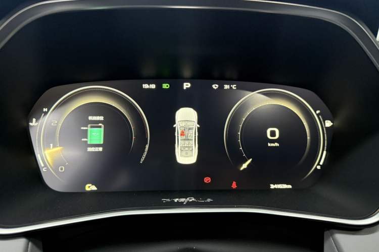 Used Geely Auto Preface 2021 2.0TD Luxury Version Odometer Close Up