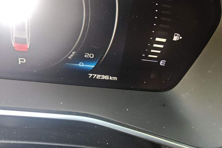 Used Geely Auto Preface 2021 2.0TD Luxury Version Odometer Close Up