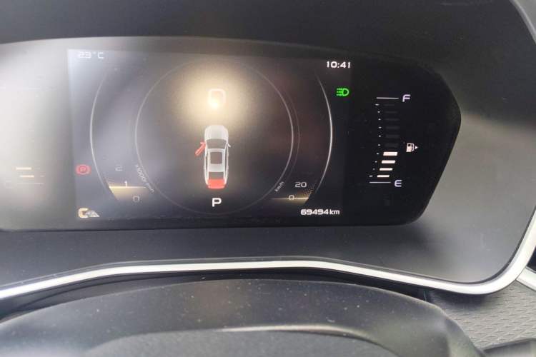 Used Geely Auto Preface 2021 2.0TD Luxury Version Odometer Close Up