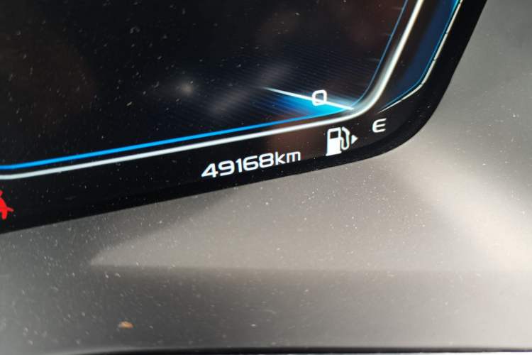 Used Geely Auto Preface 2021 Revised Version 2.0TD Luxury Edition Odometer Close Up