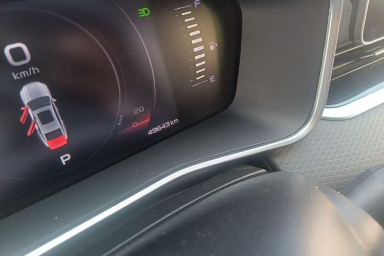 Used Geely Auto Preface 2021 2.0TD Luxury Version Odometer Close Up