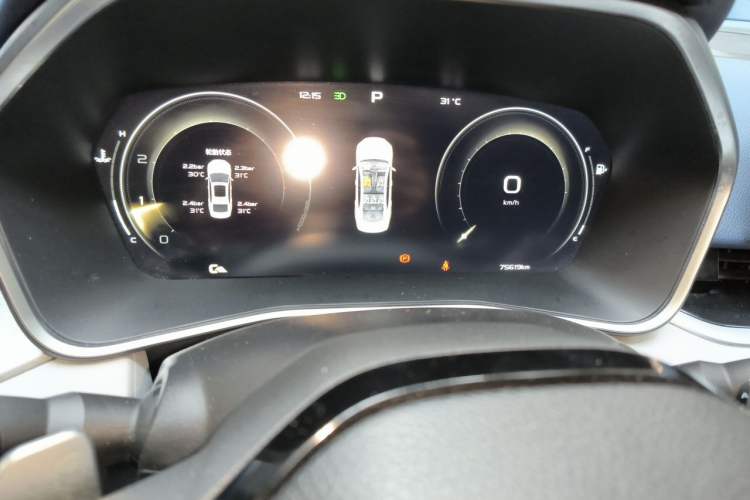 Used Geely Auto Preface 2021 Revised Version 2.0TD Luxury Edition Odometer Close Up