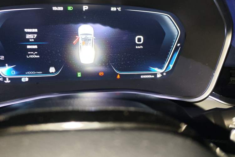 Used Geely Auto Preface 2021 Revised Version 2.0TD Luxury Edition Odometer Close Up