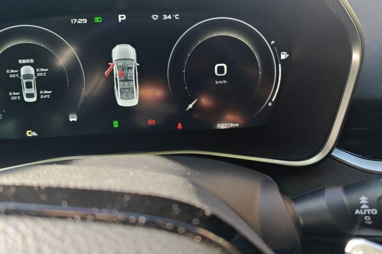 Used Geely Auto Preface 2021 2.0TD Space-Time Edition Starry Celestial Odometer Close Up
