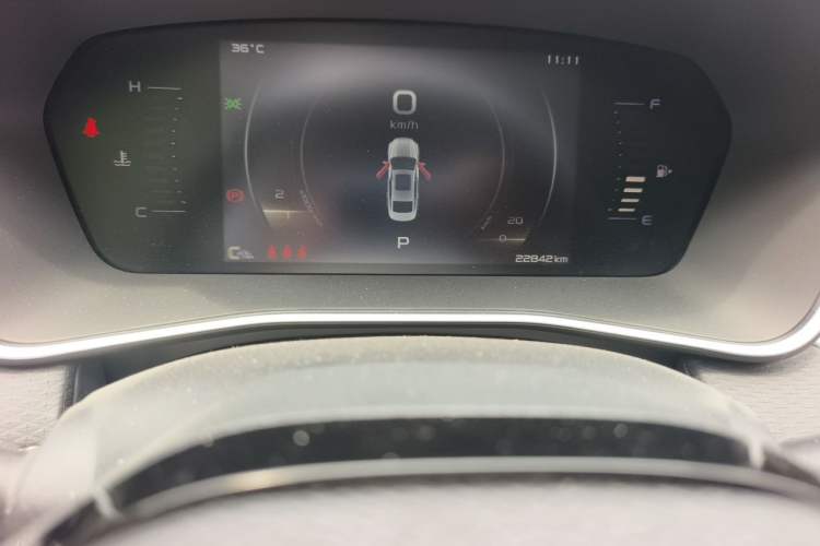 Used Geely Auto Preface 2021 2.0TD Luxury Version Odometer Close Up