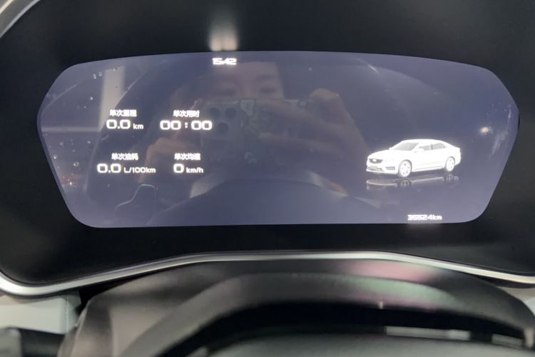 Used Geely Auto Preface 2021 2.0TD Designer's Recommended Edition Odometer Close Up