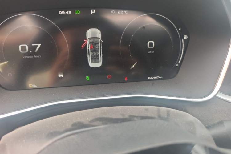 Used Geely Auto Preface 2021 2.0TD Space-Time Edition Starry Celestial Odometer Close Up