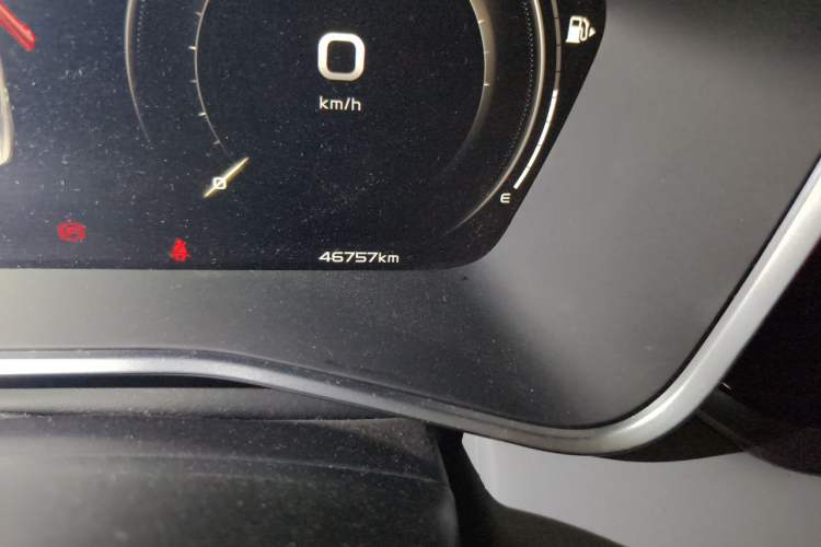 Used Geely Auto Preface 2021 Revised Version 2.0TD Luxury Edition Odometer Close Up