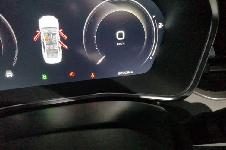 Used Geely Auto Preface 2021 Revised Version 2.0TD Luxury Edition Odometer Close Up