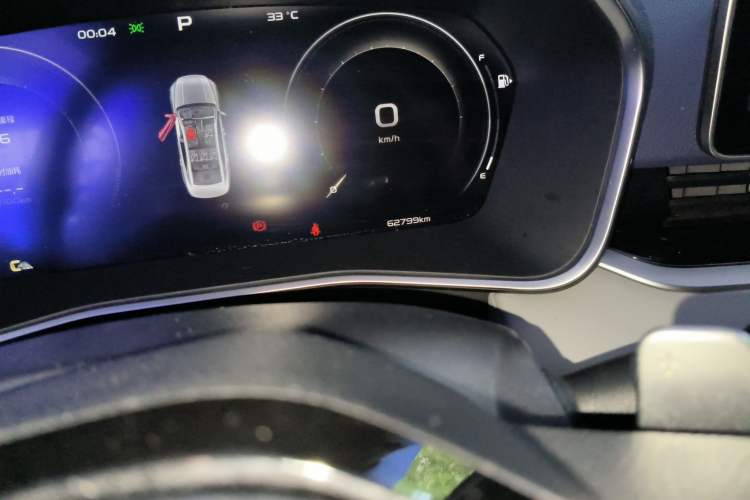 Used Geely Auto Preface 2021 Revised Version 2.0TD Luxury Edition Odometer Close Up