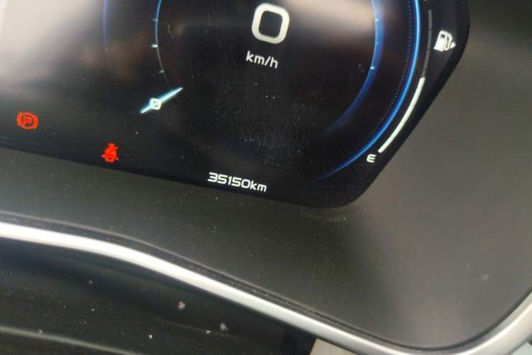 Used Geely Auto Preface 2021 Revised Version 2.0TD Luxury Edition Odometer Close Up
