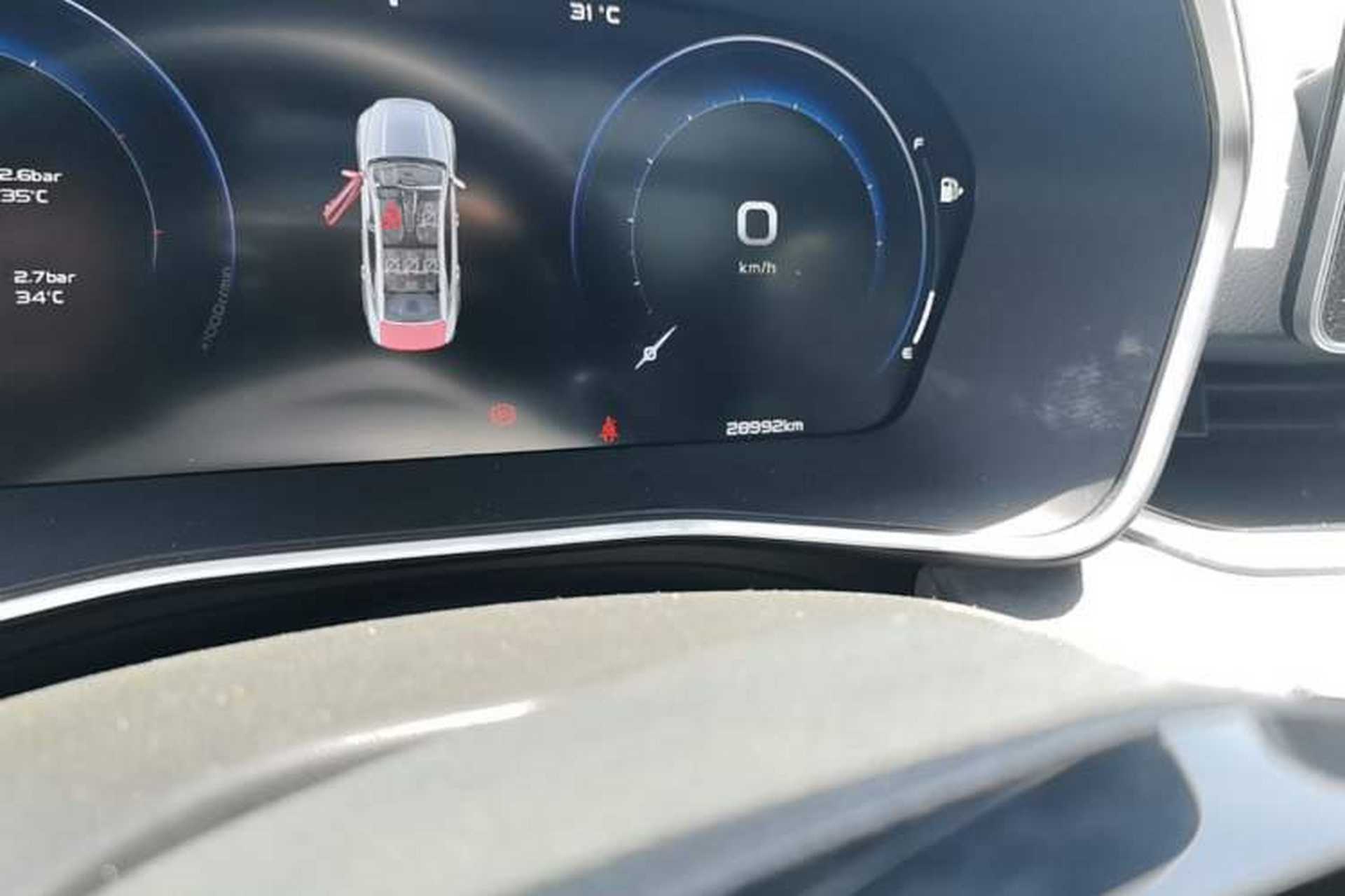 Used Geely Auto Preface 2021 Revised Version 2.0TD Luxury Edition Odometer Close Up