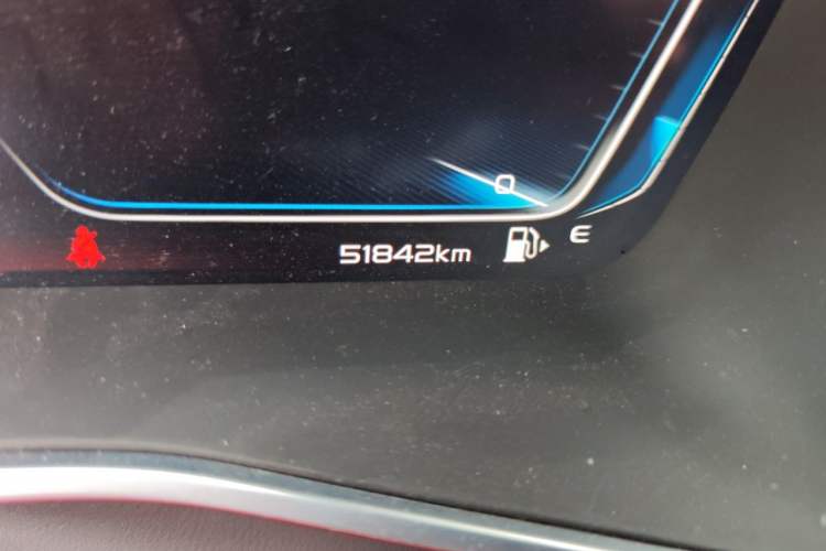 Used Geely Auto Preface 2021 Revised Version 2.0TD Luxury Edition Odometer Close Up