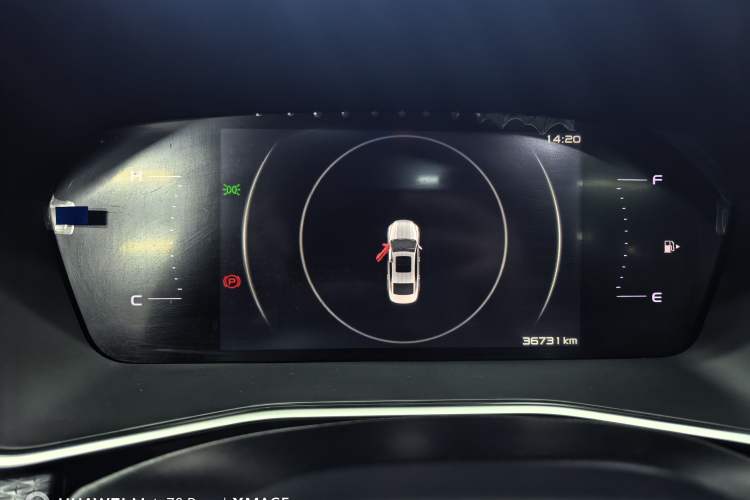 Used Geely Auto Preface 2021 2.0TD Luxury Version Odometer Close Up