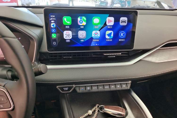 Used Geely Auto Preface 2021 2.0TD Luxury Version Audio And AC Panel