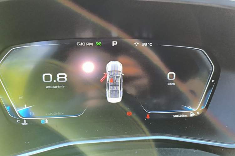 Used Geely Auto Preface 2021 2.0TD Space-Time Edition Starry Celestial Instrument Cluster