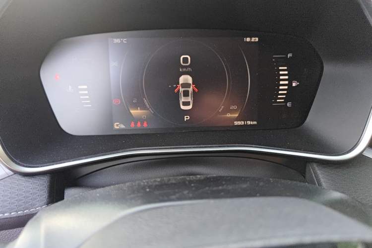 Used Geely Auto Preface 2021 2.0TD Luxury Version Odometer Close Up