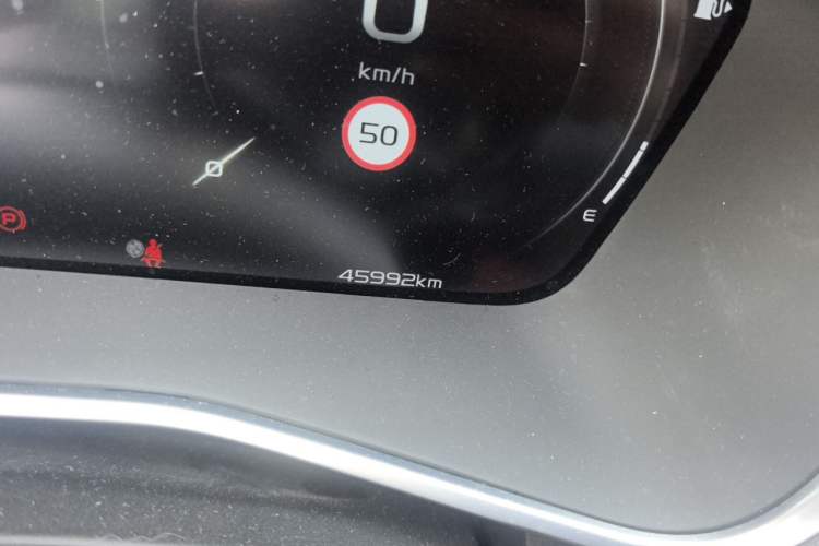 Used Geely Auto Preface 2021 2.0TD Space-Time Edition Starry Celestial Odometer Close Up