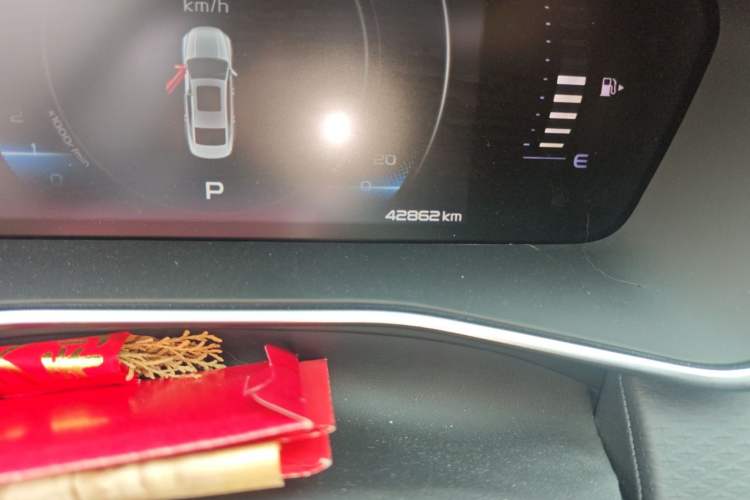 Used Geely Auto Preface 2021 2.0TD Luxury Version Odometer Close Up