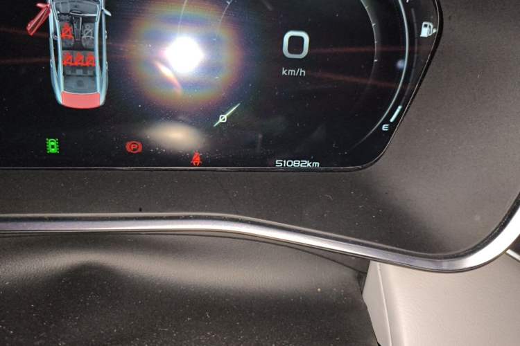 Used Geely Auto Preface 2021 Revised Version 2.0TD Luxury Edition Odometer Close Up