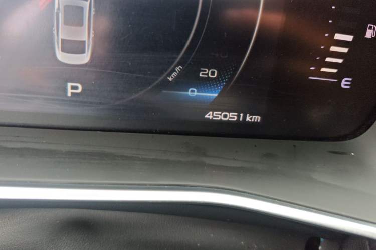 Used Geely Auto Preface 2021 2.0TD Luxury Version Odometer Close Up