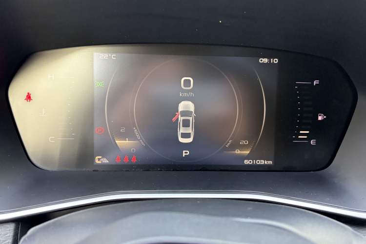 Used Geely Auto Preface 2021 2.0TD Luxury Version Odometer Close Up