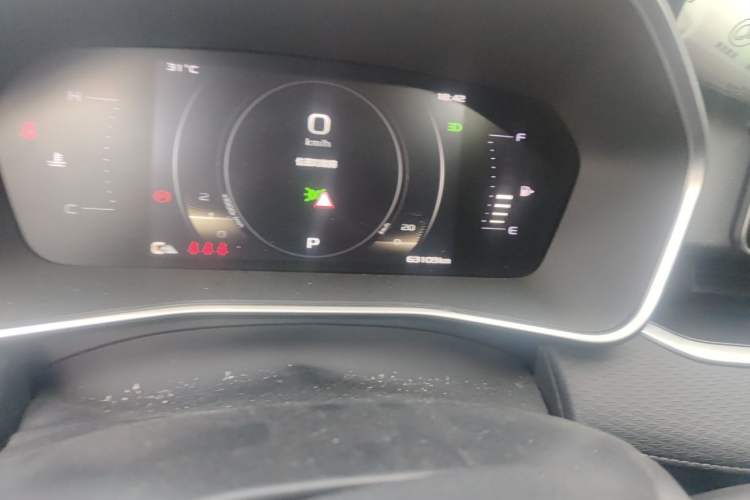 Used Geely Auto Preface 2021 2.0TD Luxury Version Odometer Close Up