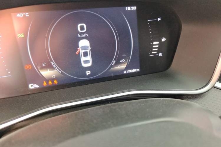 Used Geely Auto Preface 2021 2.0TD Luxury Version Odometer Close Up
