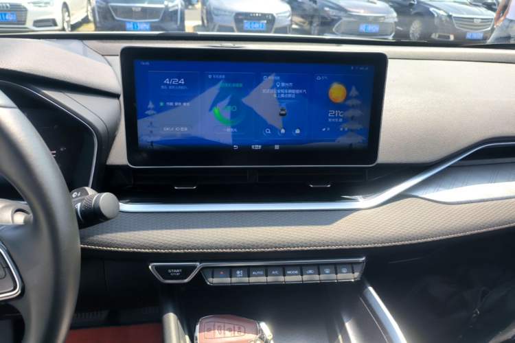 Used Geely Auto Preface 2021 2.0TD Luxury Version Audio And AC Panel