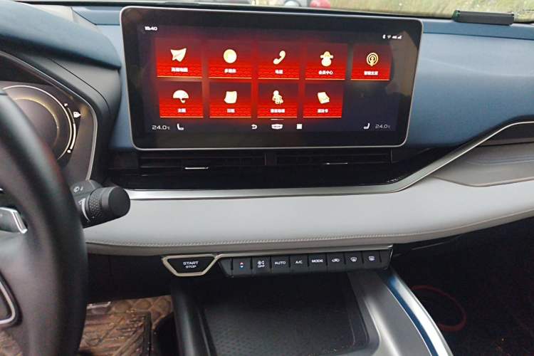Used Geely Auto Preface 2021 2.0TD Designer's Recommended Edition Audio And AC Panel