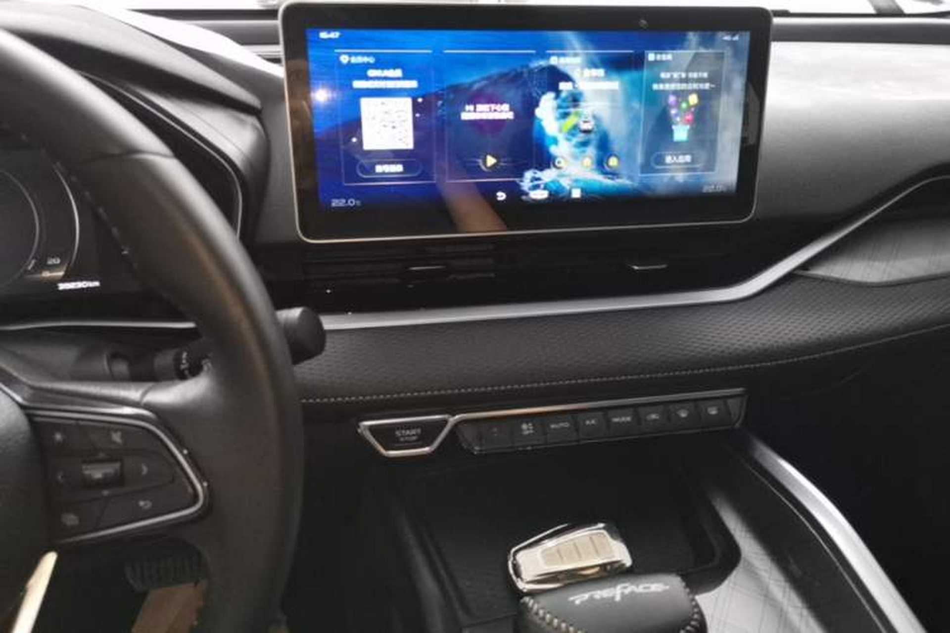 Used Geely Auto Preface 2021 2.0TD Luxury Version Audio And AC Panel